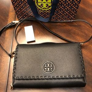 Used Tory Burch Marion Flat Crossbody